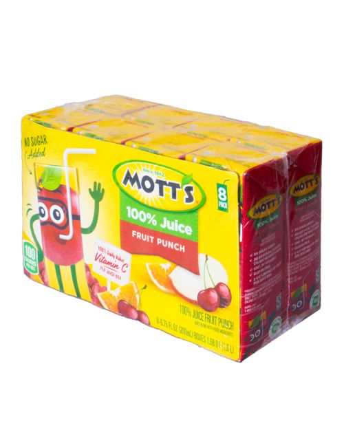 Bebida de frutas sin azúcar añadida X 8