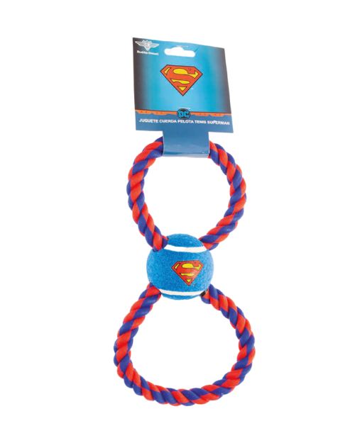 Juguete con cuerda y pelota de tenis Superman