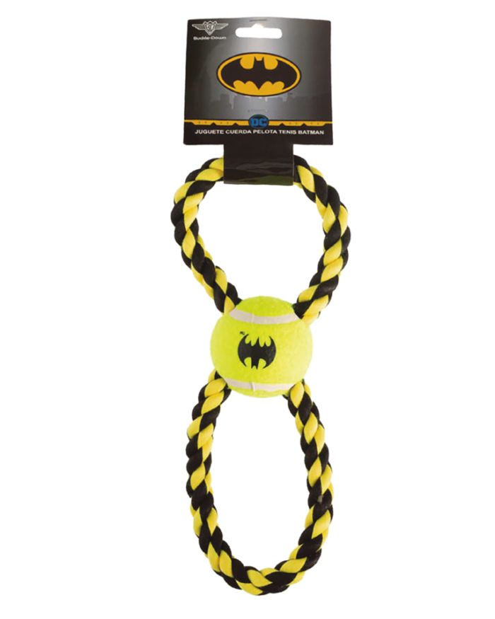 Juguete con cuerda y pelota de tenis Batman