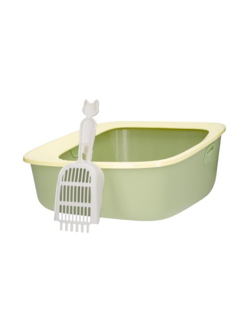 Arenero verde para gato