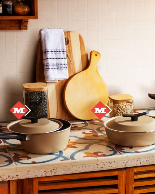 Set frascos de vidrio con tapa de bambú
