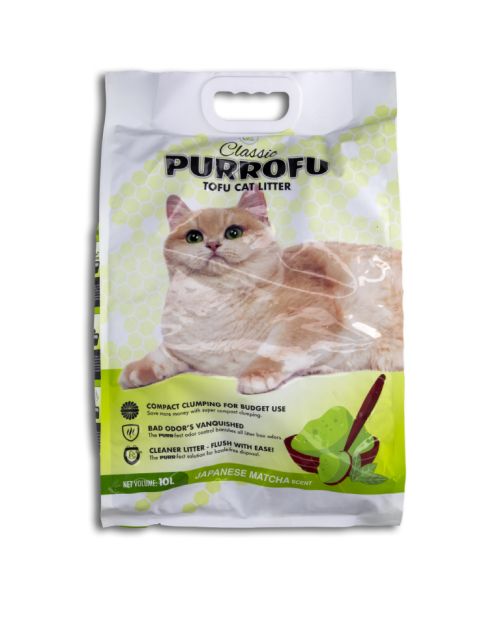 Arena para gato aroma matcha