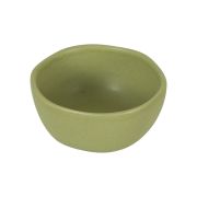 Plato hondo olivo concreto