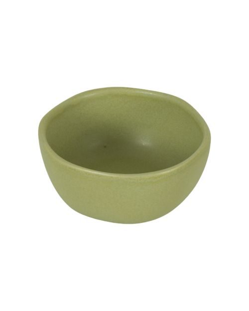 Plato hondo olivo concreto