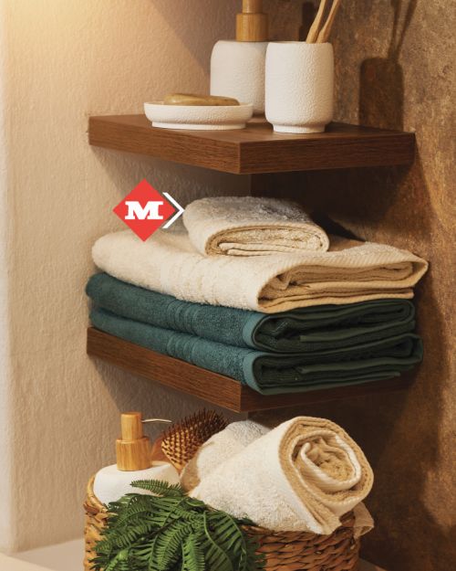 Toalla de tocador Mery beige