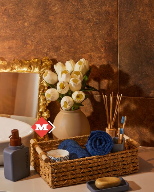 Florero Roy beige suave