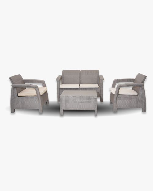 Juego de sala Ferrara Comfort taupe