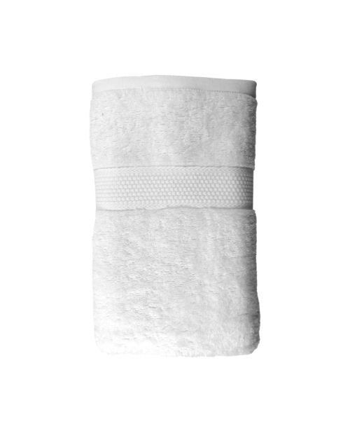 Toalla de baño blanca