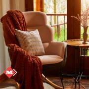 Cobija Throw waffle ladrillo