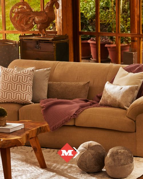 Cojín esfera 8 partes Utopía taupe