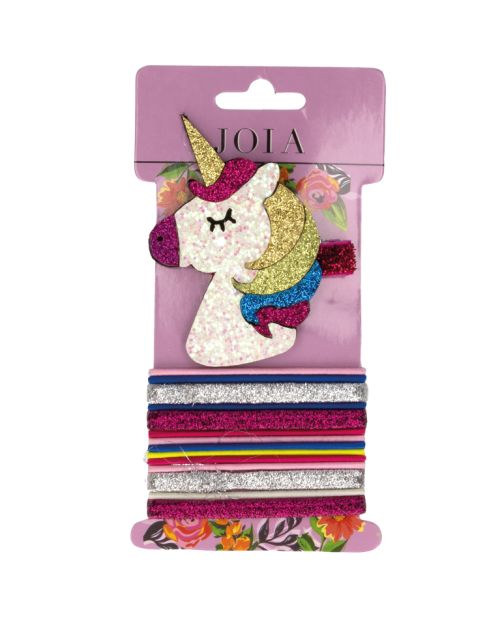 Set de elásticos de Unicornio varios colores