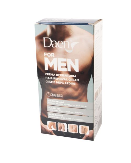 Crema depilatoria corporal para hombre