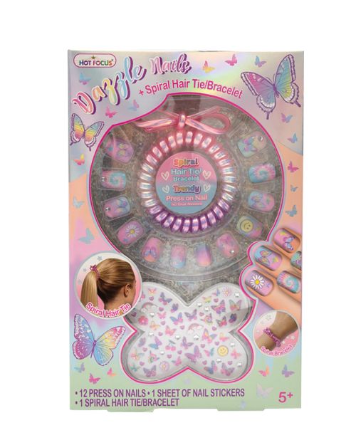 Set de uñas con pulsera