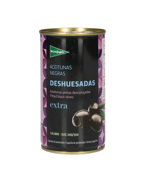 Aceitunas extra negras deshuesadas