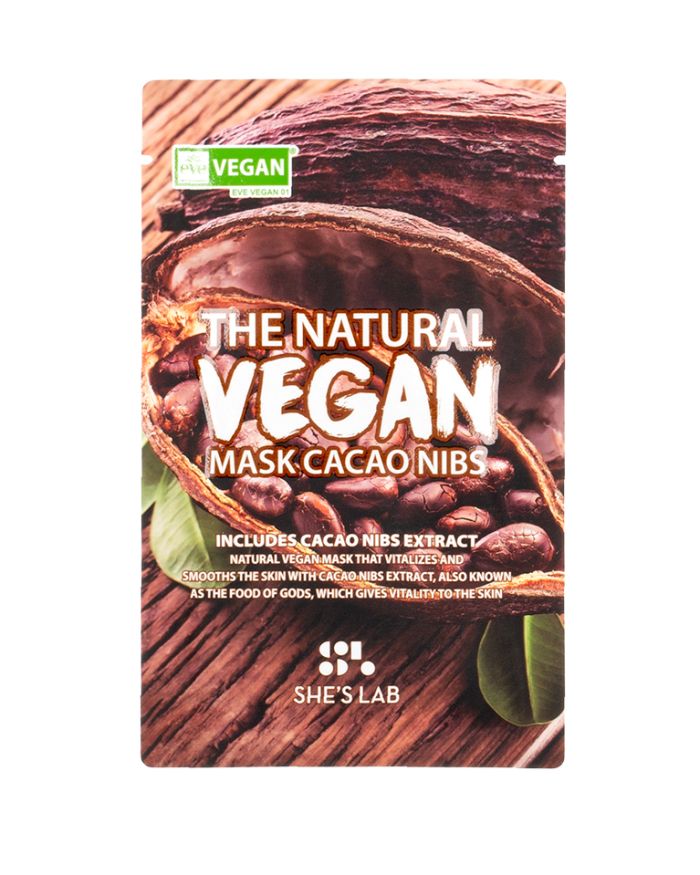 The natural vegan mask cacao