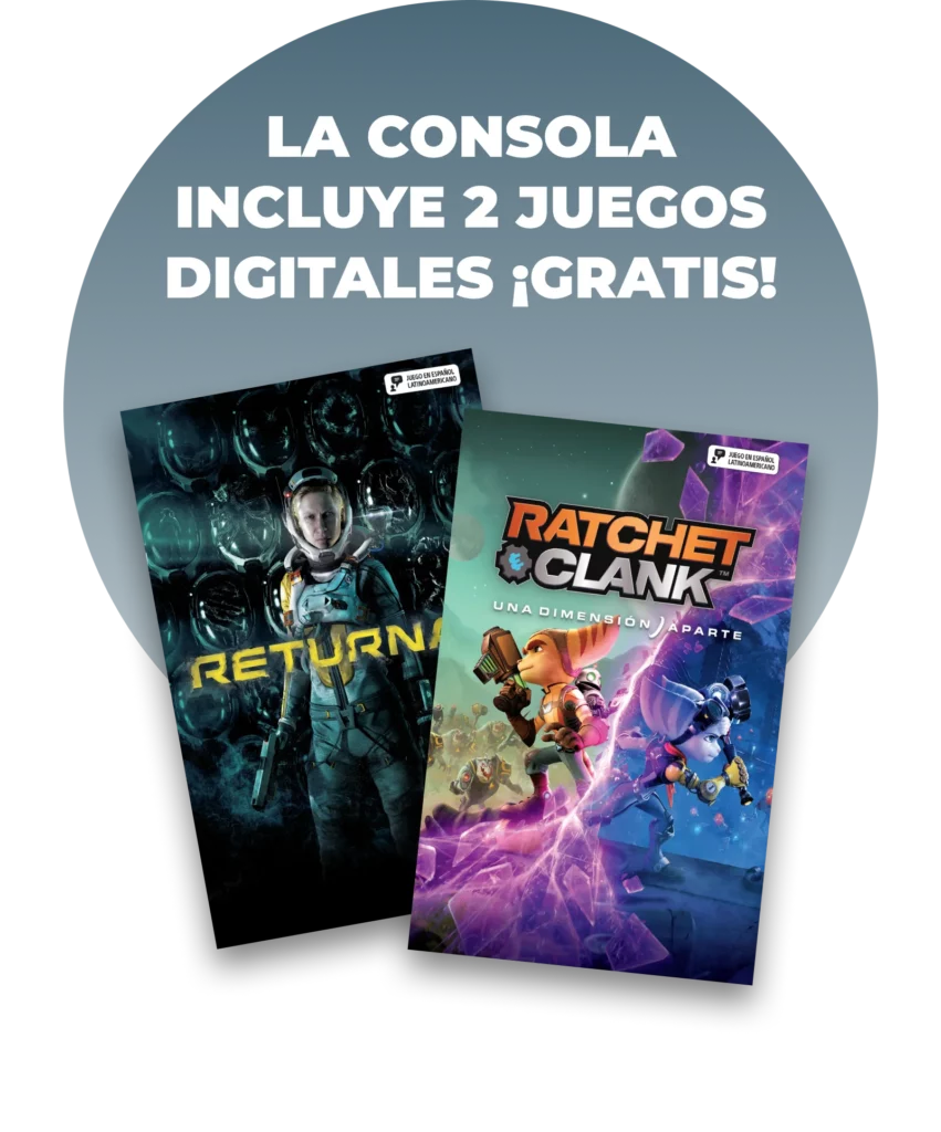 INCLUYE 2 JUEGOS ¡GRATIS!