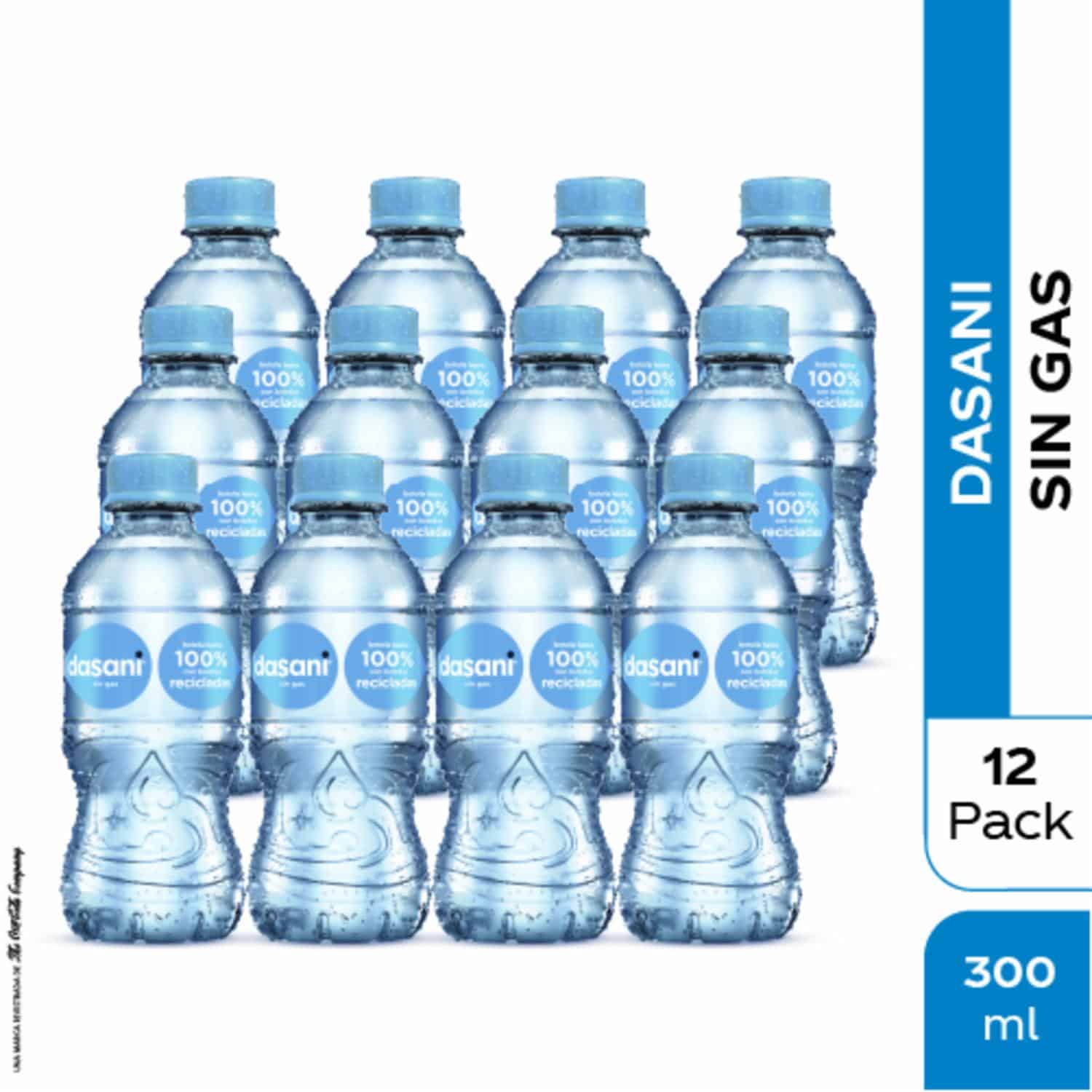 Agua Natural Sin Gas DASANI 12 X 300 Ml - Megamaxi