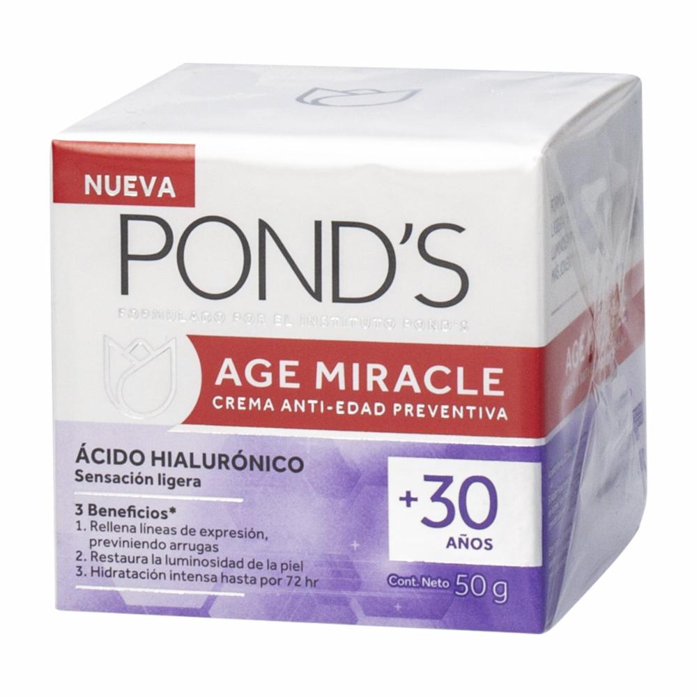 Crema Facial Anti Edad Preventiva Miracle Ponds G Megamaxi