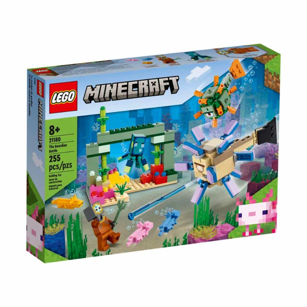 LEGO Brick 8 pomos, caja de almacenamiento apilable, color azul