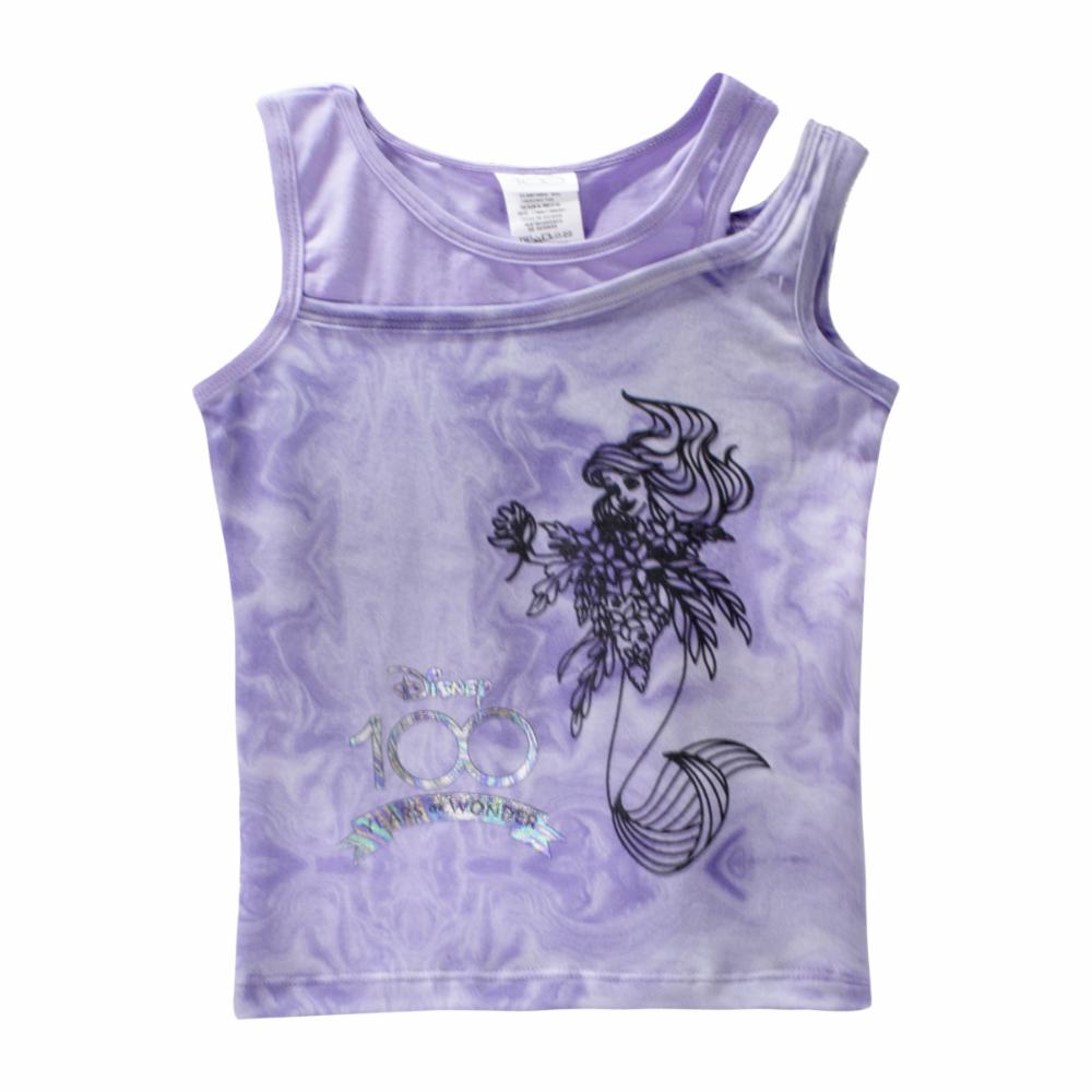 Camiseta de niña,manga corta lila de Encanto Disney