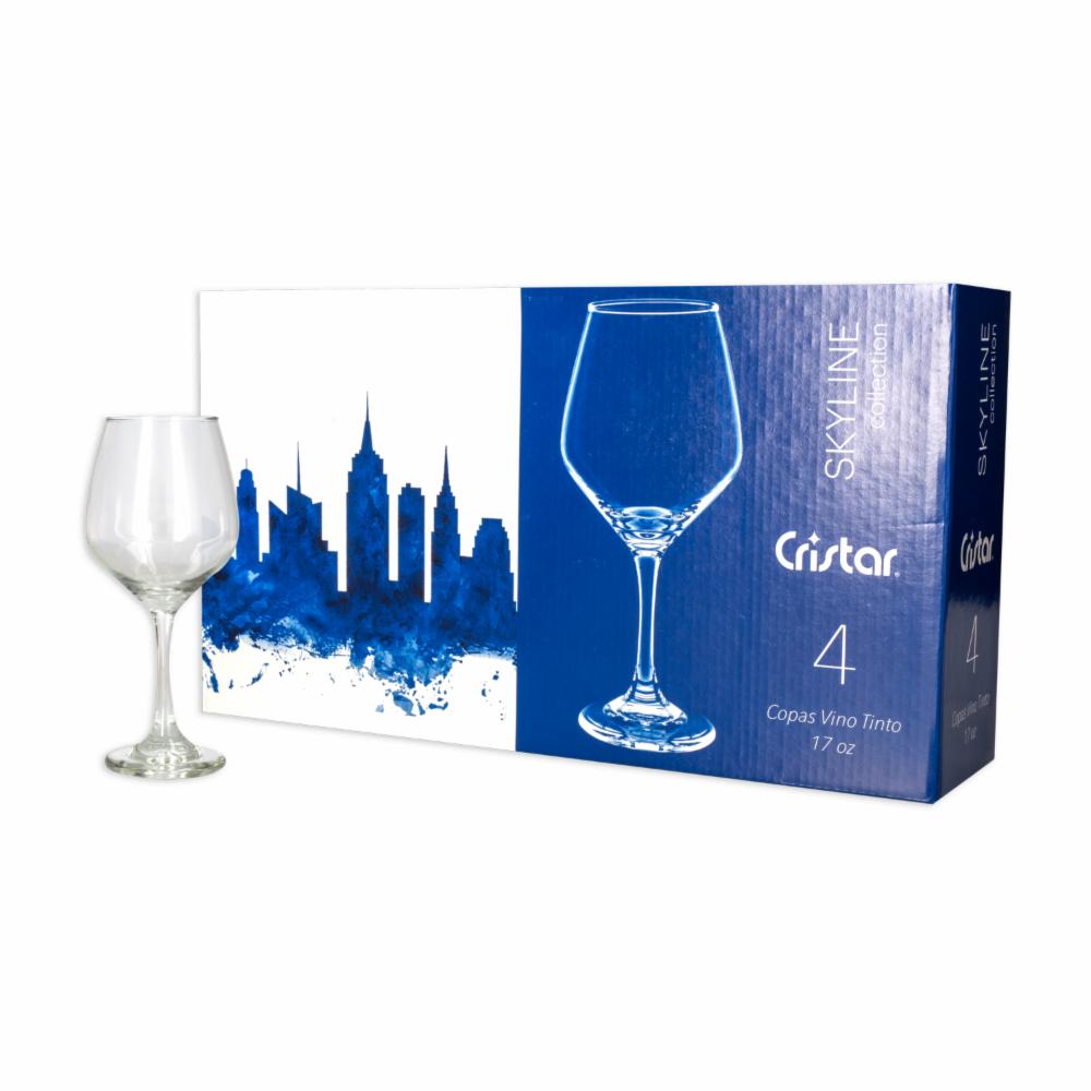 Las mejores ofertas en Copas de vino tinto Cristal Decorado