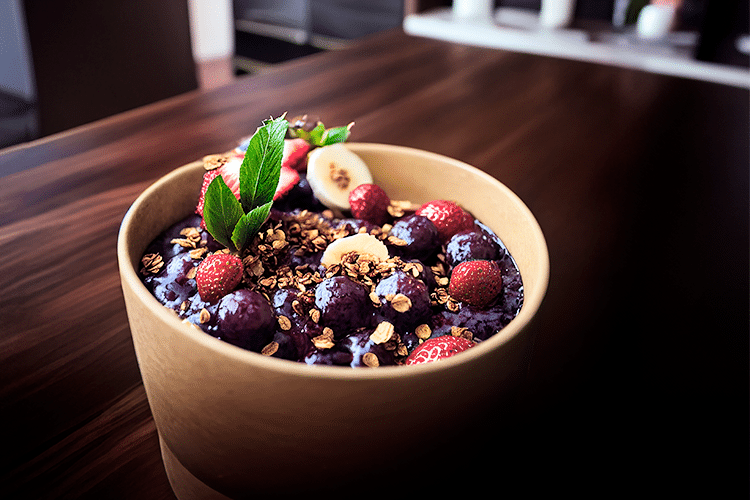 Açaí bowl:  Deslúmbrate con su sabor