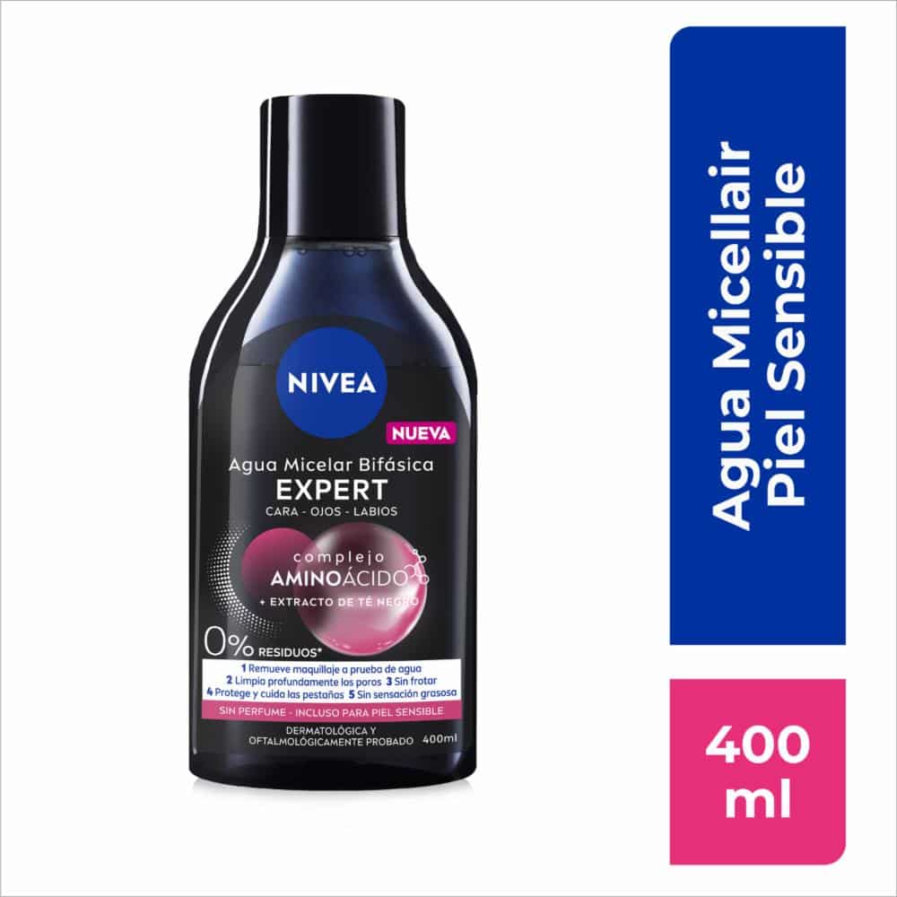 Agua Micelar Black Expert NIVEA 400 Ml - Megamaxi