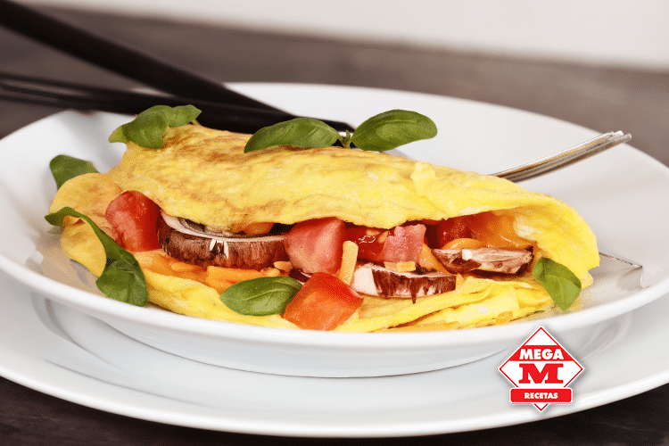 Omelette de Champiñones y Queso: Un Desayuno Delicioso