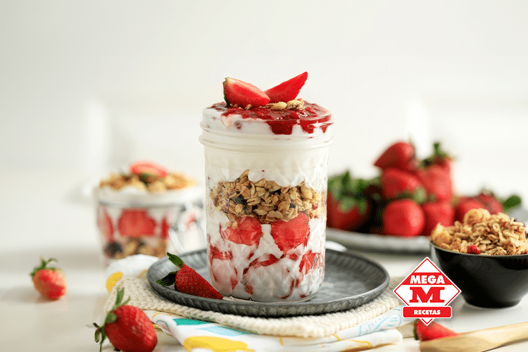 Receta: Parfait de yogur y frutas